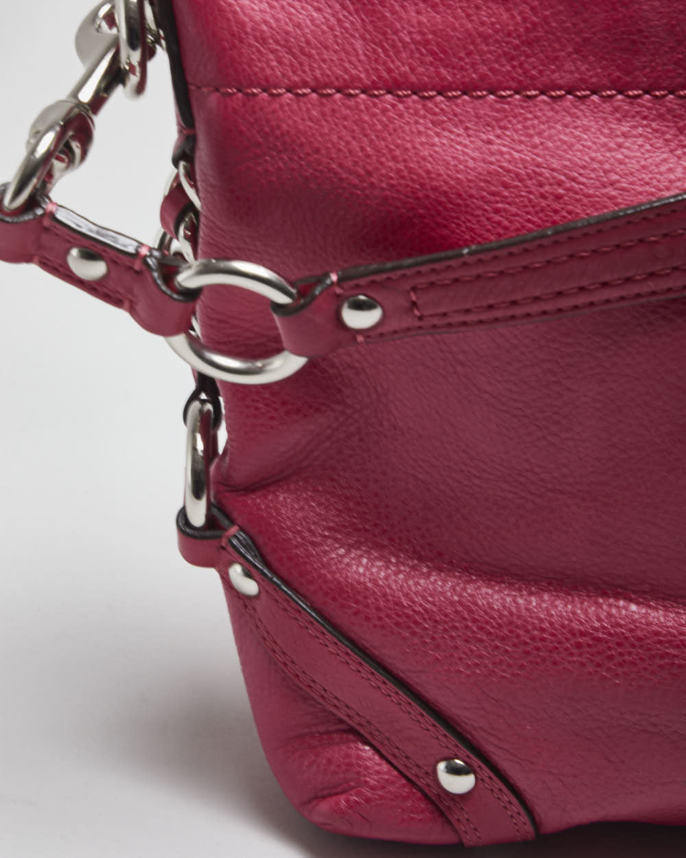 Coach Hot Pink Leather Handbag