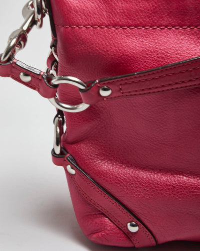 Coach Hot Pink Leather Handbag