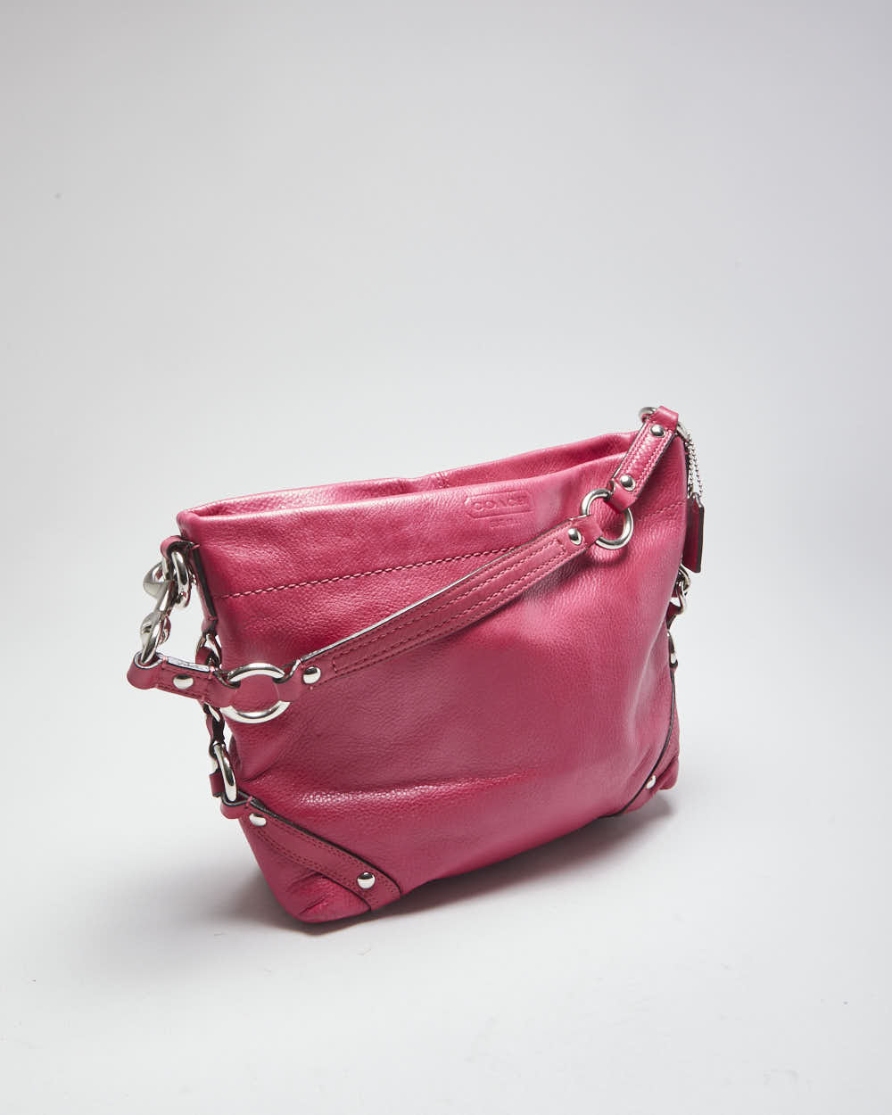 Coach Hot Pink Leather Handbag