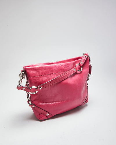 Coach Hot Pink Leather Handbag