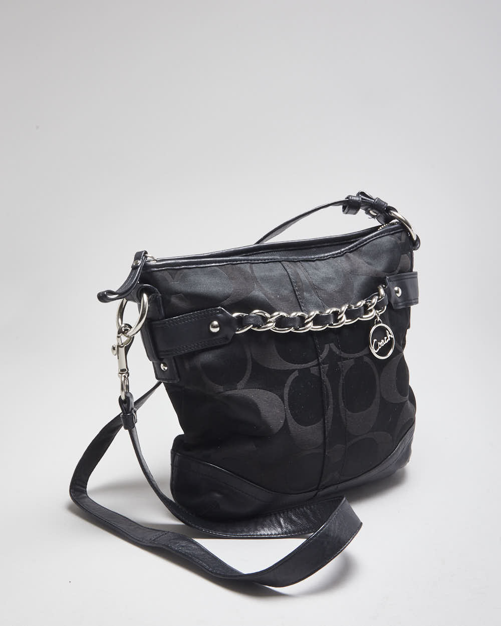 Coach Black Monogram Cross-body Bag