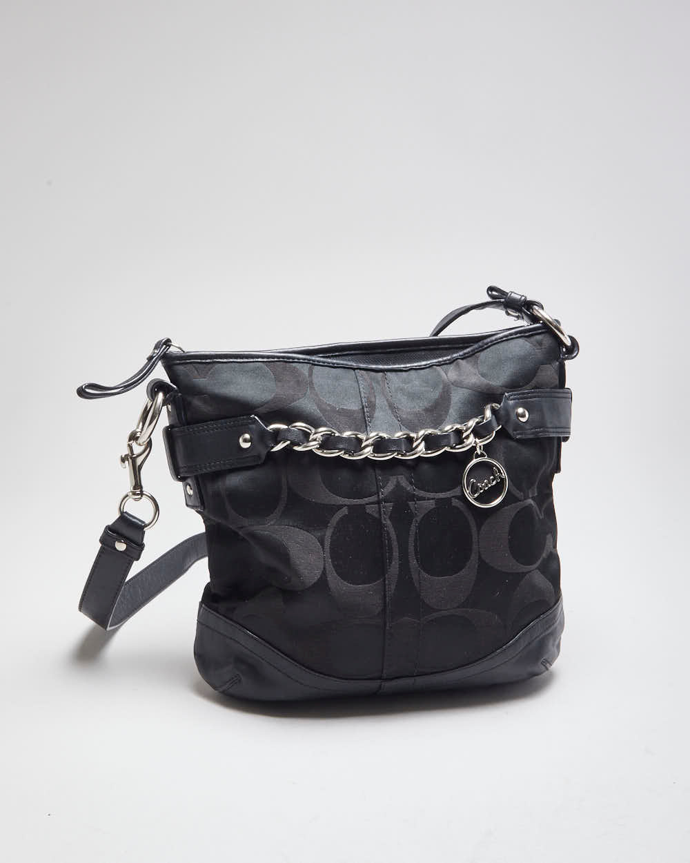 Coach Black Monogram Cross-body Bag
