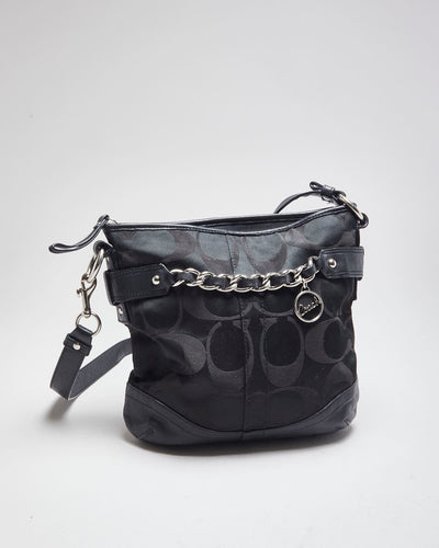 Coach Black Monogram Cross-body Bag