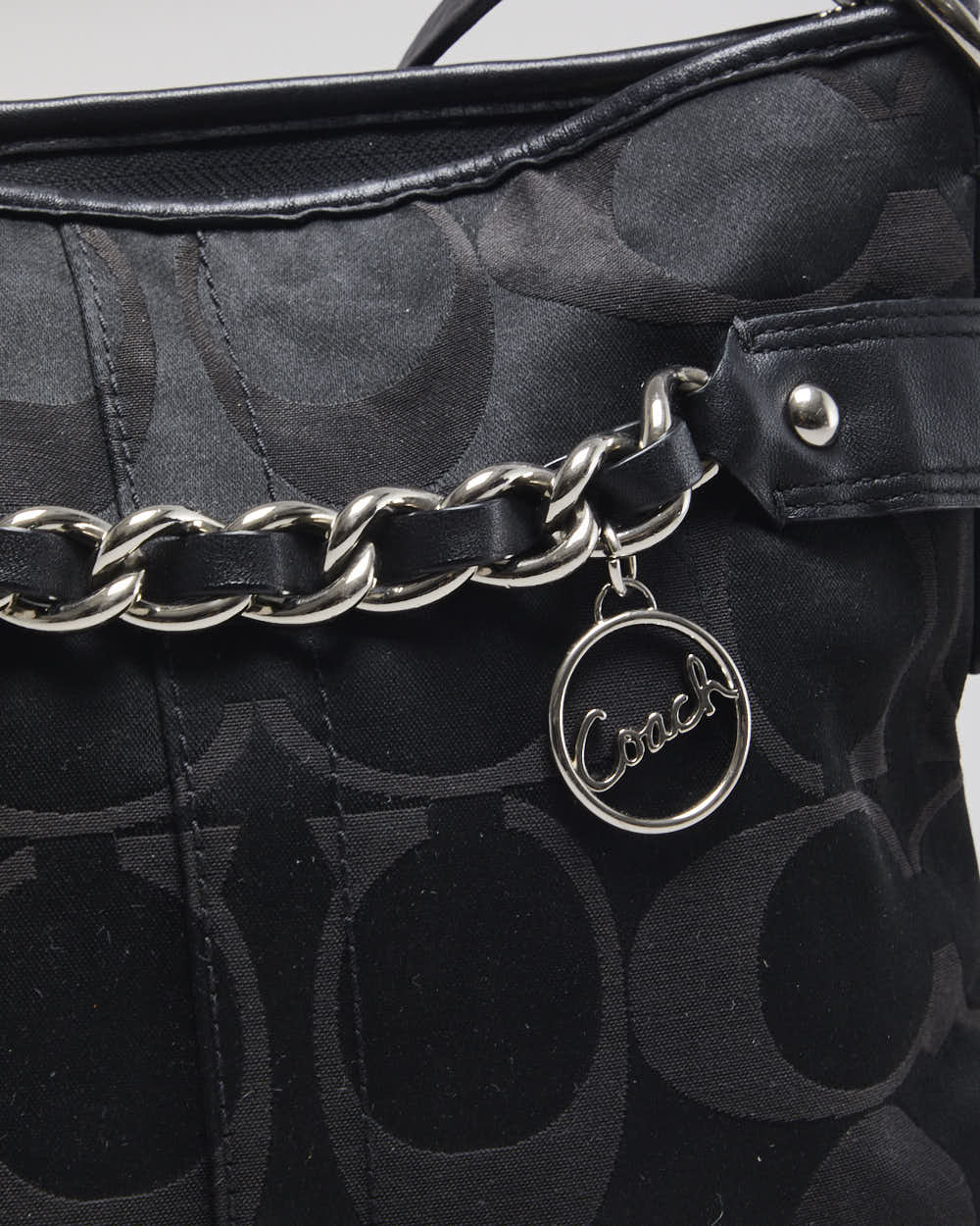 Coach Black Monogram Cross-body Bag