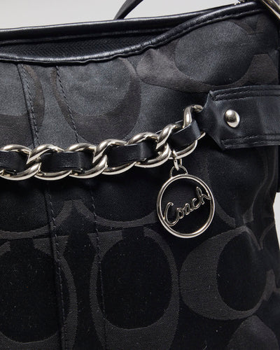 Coach Black Monogram Cross-body Bag