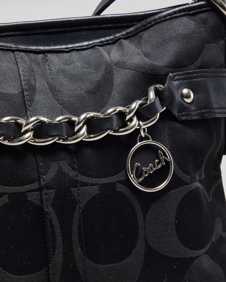 Coach Black Monogram Cross-body Bag