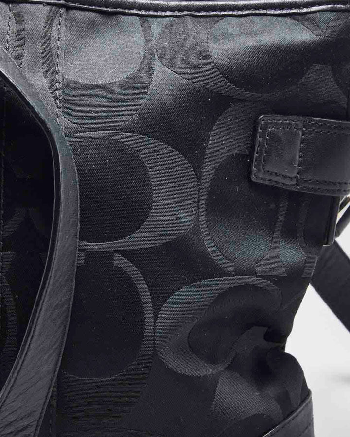 Coach Black Monogram Cross-body Bag