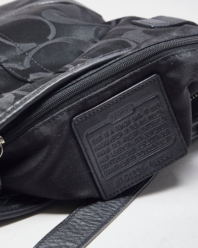 Coach Black Monogram Cross-body Bag