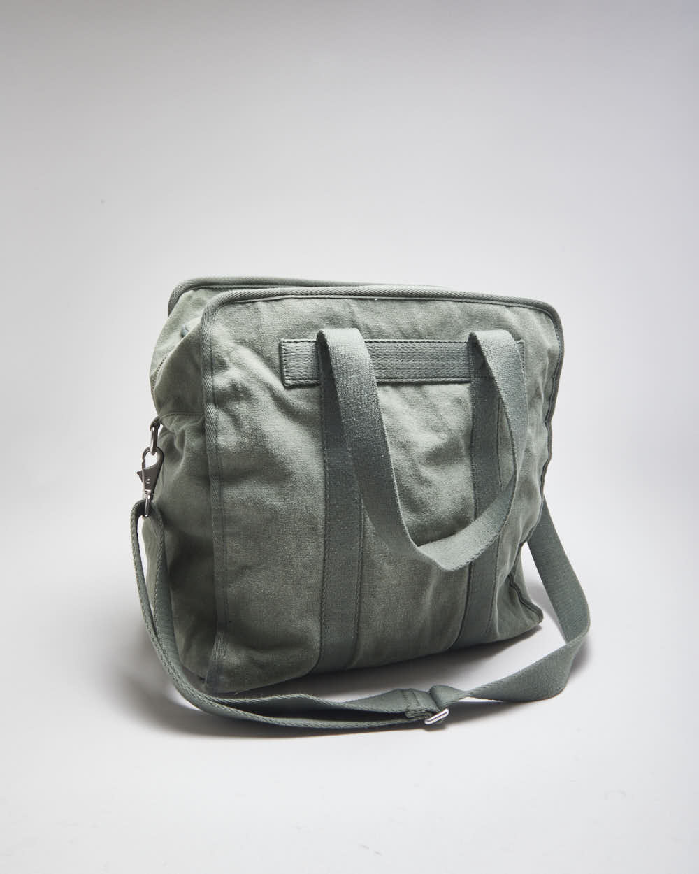 Wilfred Khaki Cotton Tote Shoulder Bag