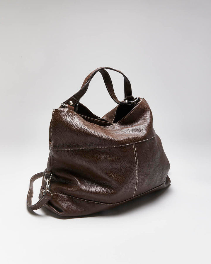 Vintage Y2K Regina Dreamy Brown Leather Shoulder Bag