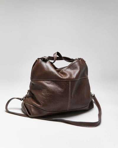 Vintage Y2K Regina Dreamy Brown Leather Shoulder Bag
