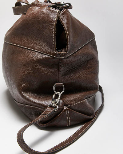 Vintage Y2K Regina Dreamy Brown Leather Shoulder Bag