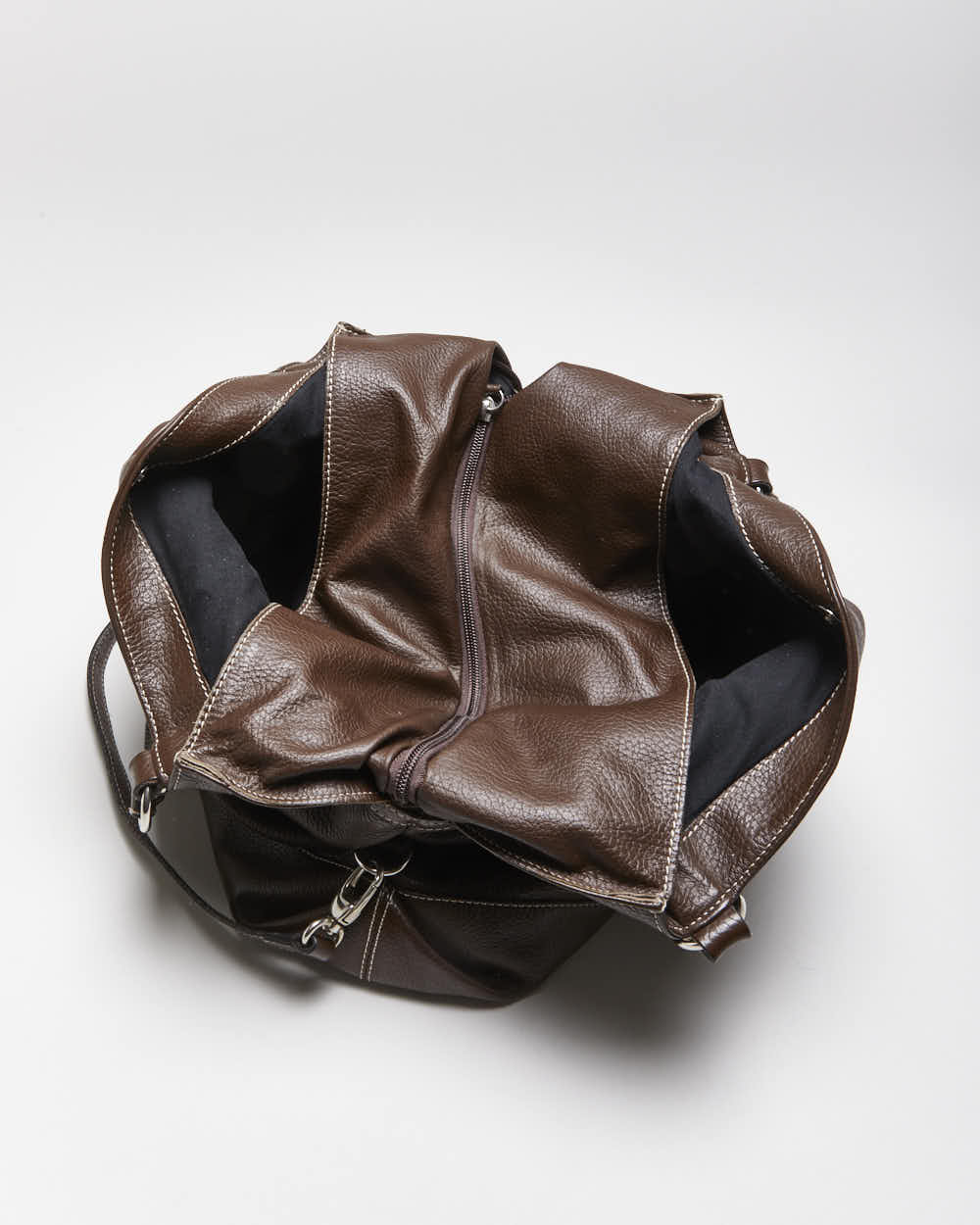 Vintage Y2K Regina Dreamy Brown Leather Shoulder Bag