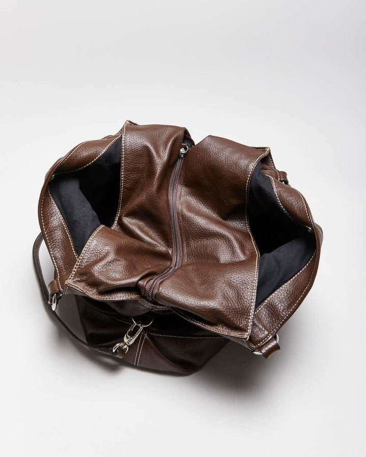 Vintage Y2K Regina Dreamy Brown Leather Shoulder Bag