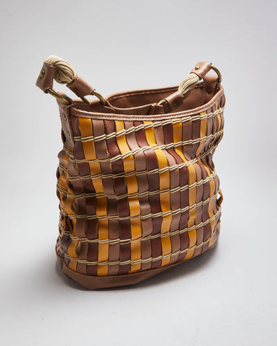 Y2K Nine West Woven Shoulder Bag