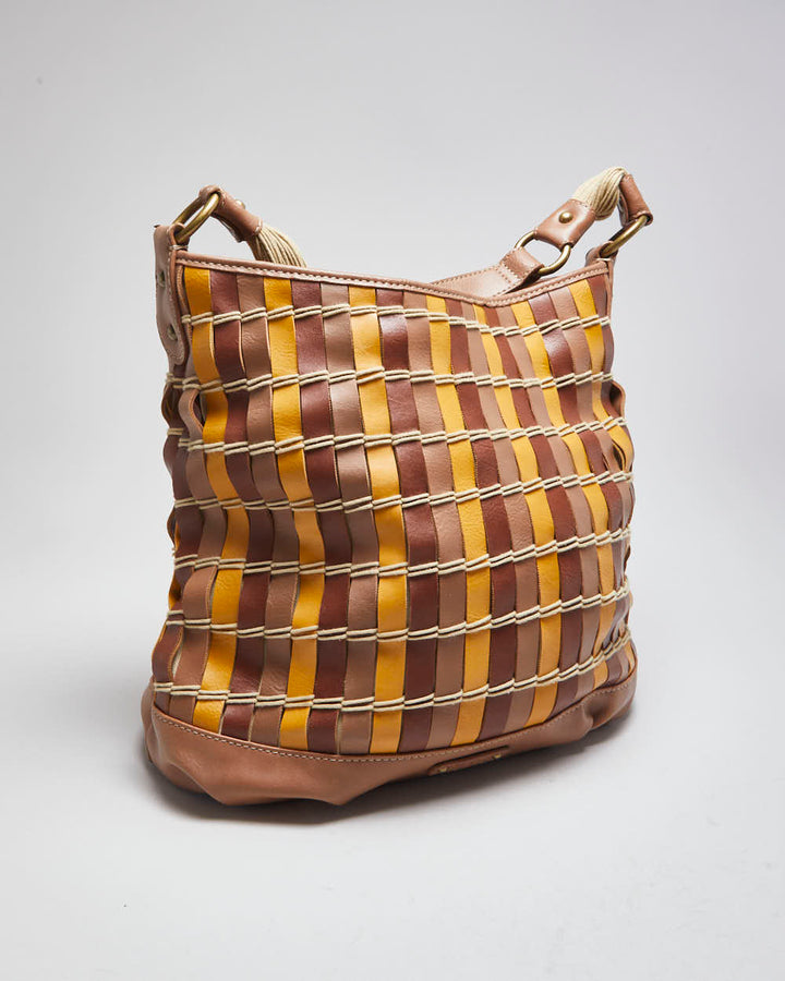 Y2K Nine West Woven Shoulder Bag