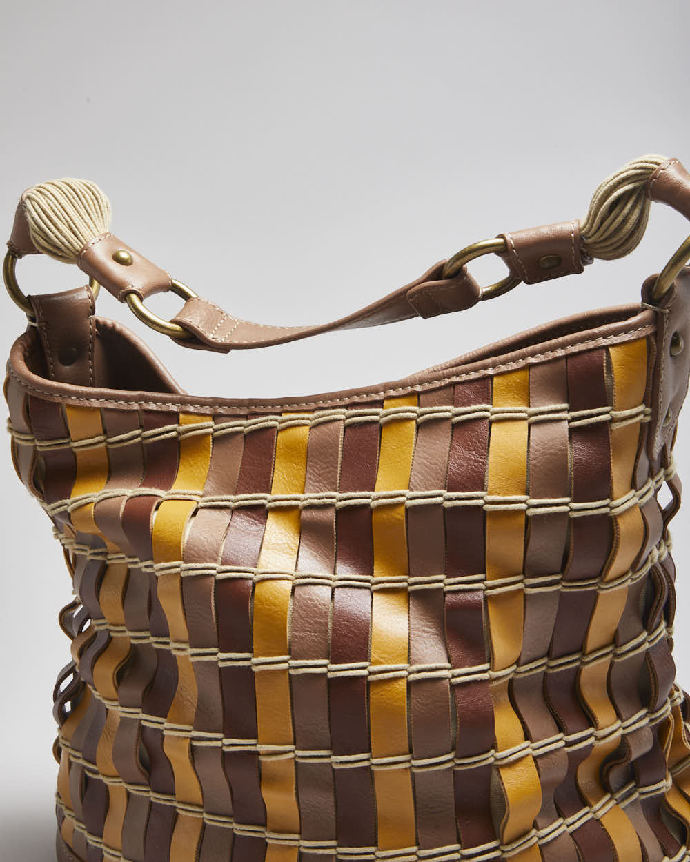 Y2K Nine West Woven Shoulder Bag