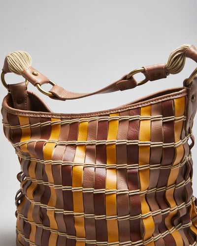Y2K Nine West Woven Shoulder Bag