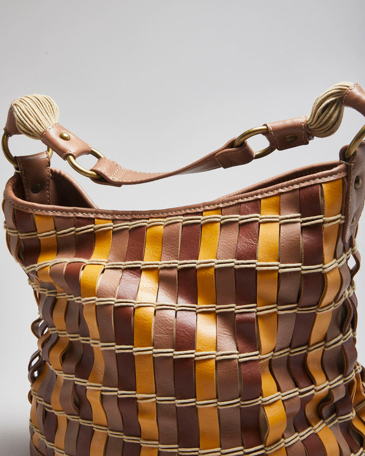 Y2K Nine West Woven Shoulder Bag