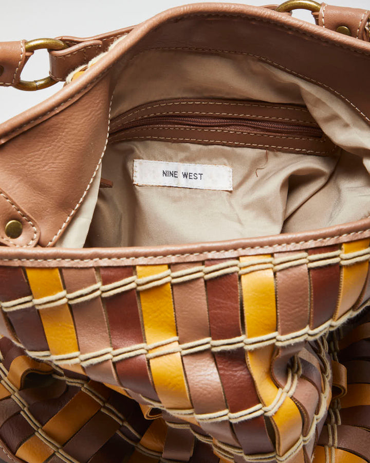 Y2K Nine West Woven Shoulder Bag