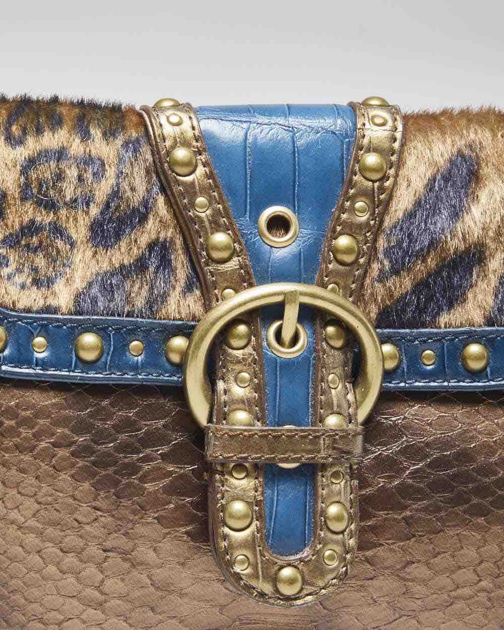 Nine West Studded Animal Print Bag