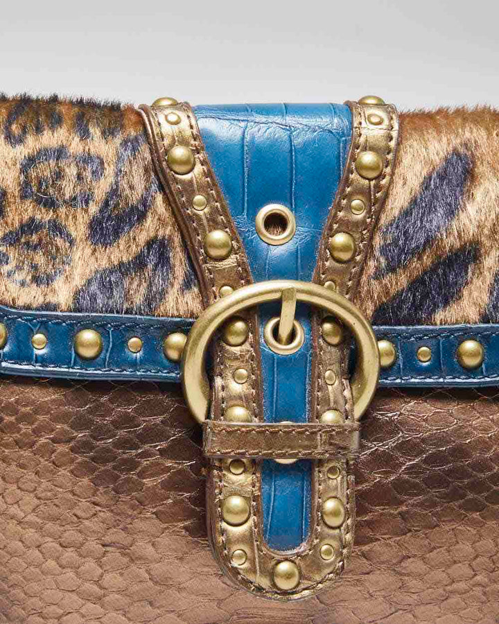 Nine West Studded Animal Print Bag