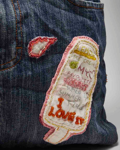 Y2k 00s Tommy Hilfiger Denim Jeans Bag