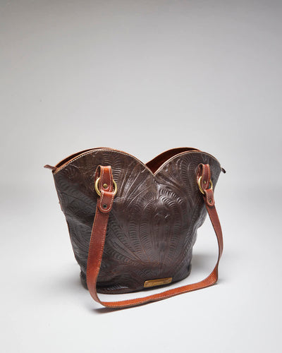 Vintage American West Leather Studded Bag