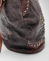 Vintage American West Leather Studded Bag