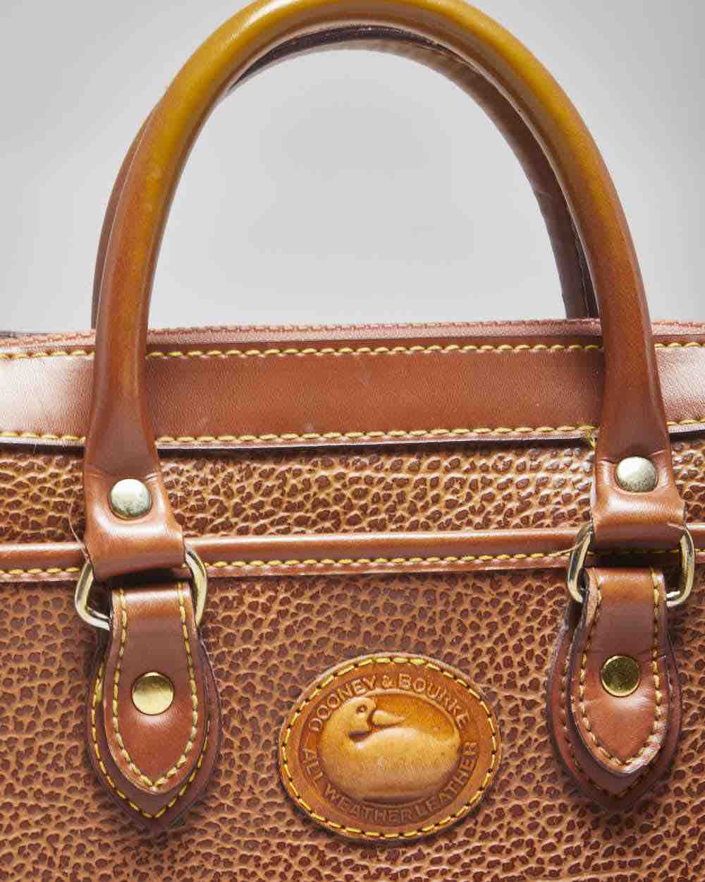 Dooney & Bourke Brown Leather Cross-Body Bag