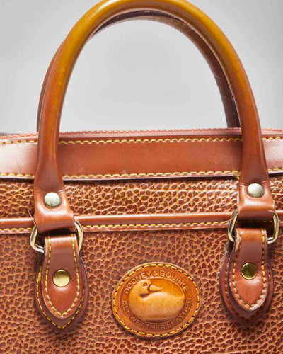Dooney & Bourke Brown Leather Cross-Body Bag