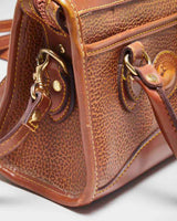 Dooney &amp; Bourke Brown Leather Cross-Body Bag
