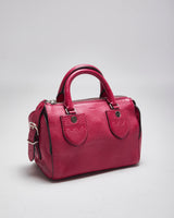 Vintage Bally Pink Leather Mini Handbag