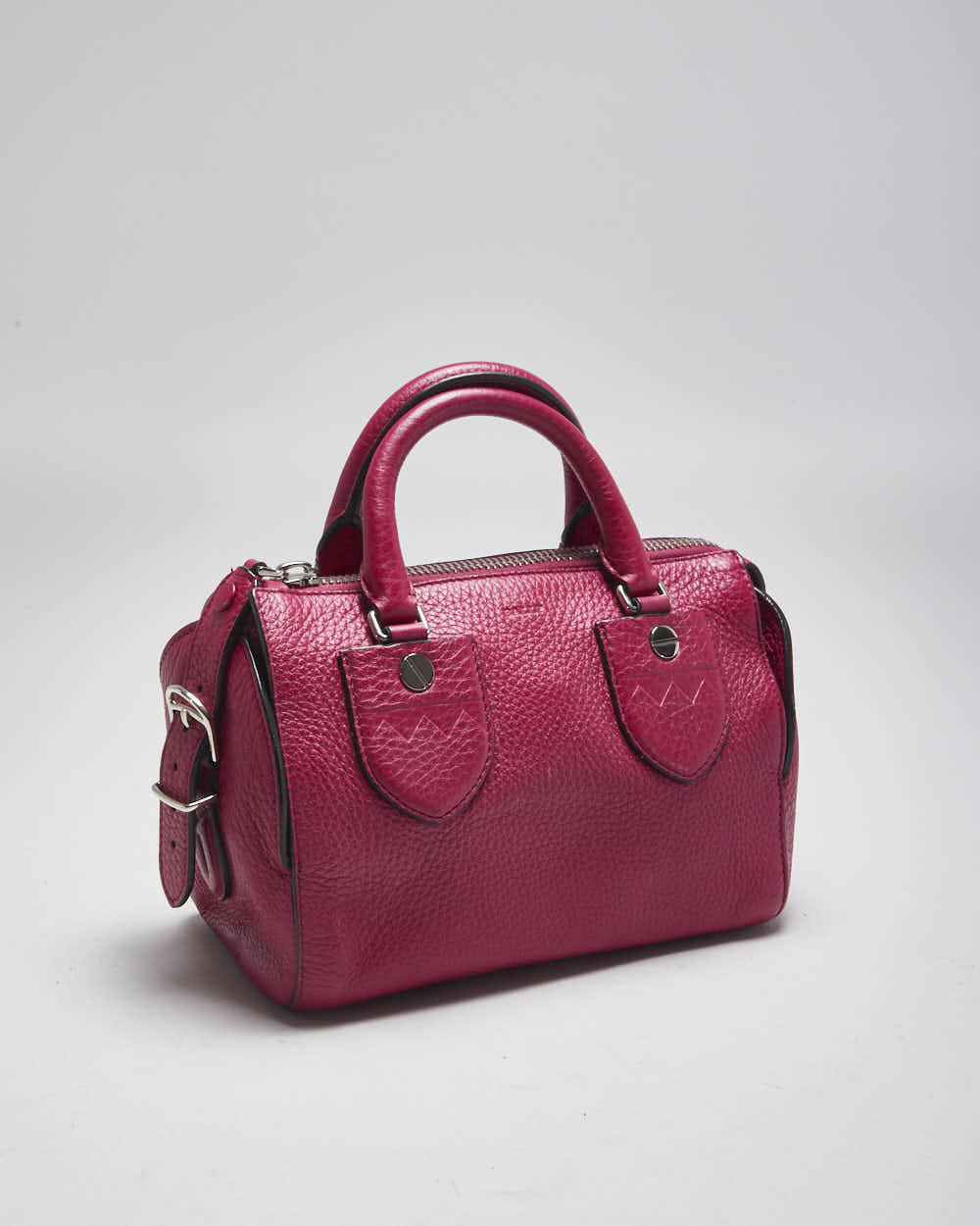 Vintage Bally Pink Leather Mini Handbag