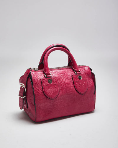 Vintage Bally Pink Leather Mini Handbag