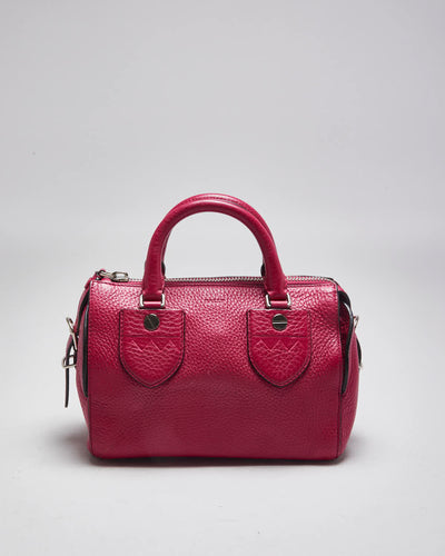 Vintage Bally Pink Leather Mini Handbag