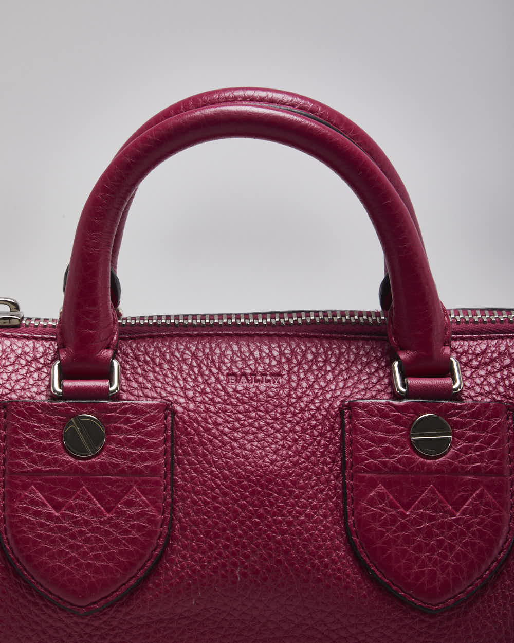 Vintage Bally Pink Leather Mini Handbag