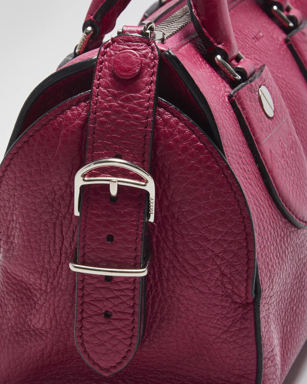 Vintage Bally Pink Leather Mini Handbag