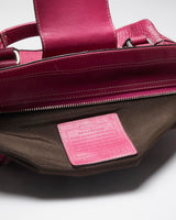 Vintage Y2k 00s Coach Pink Leather Handbag