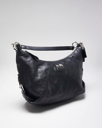 Vintage Y2k 00s Coach Black Leather Handbag