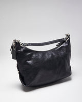 Vintage Y2k 00s Coach Black Leather Handbag