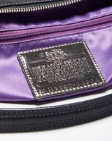 Vintage Y2k 00s Coach Black Leather Handbag