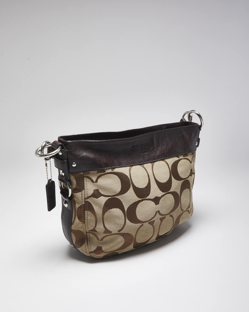 Vintage Y2k 00s Coach Brown Monogram Handbag