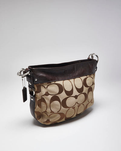 Vintage Y2k 00s Coach Brown Monogram Handbag
