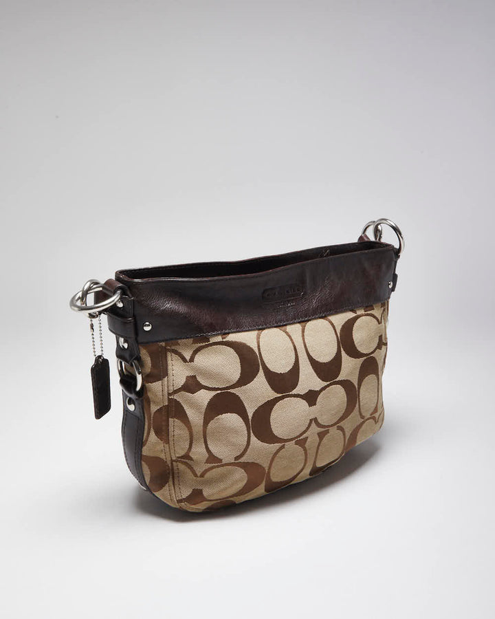 Vintage Y2k 00s Coach Brown Monogram Handbag