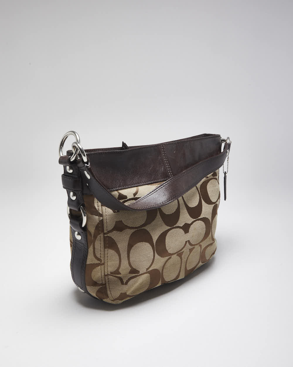 Vintage Y2k 00s Coach Brown Monogram Handbag