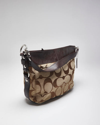 Vintage Y2k 00s Coach Brown Monogram Handbag