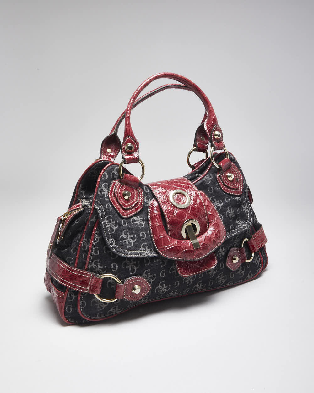 Vintage Y2k 00s Guess Denim Handbag