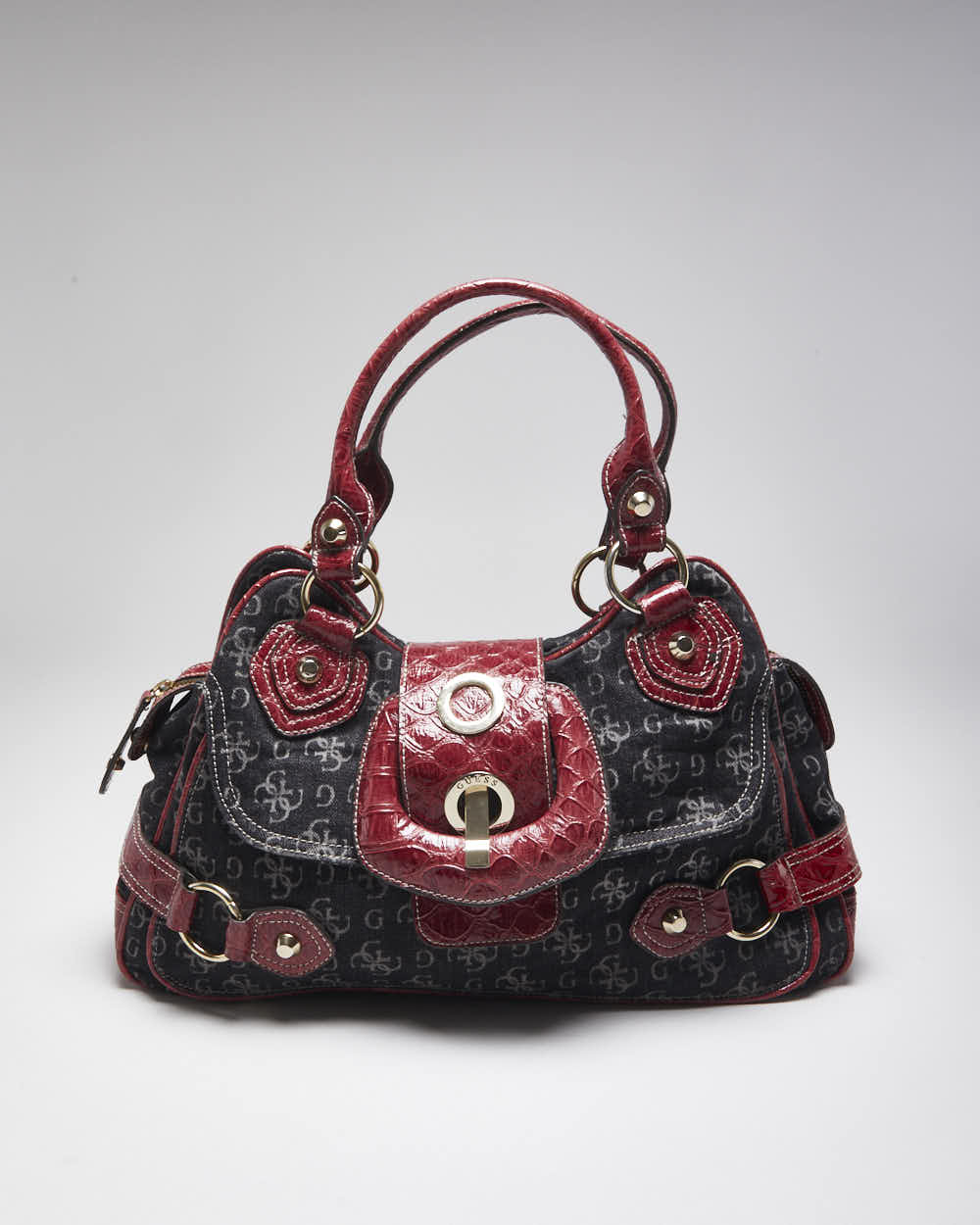 Vintage Y2k 00s Guess Denim Handbag