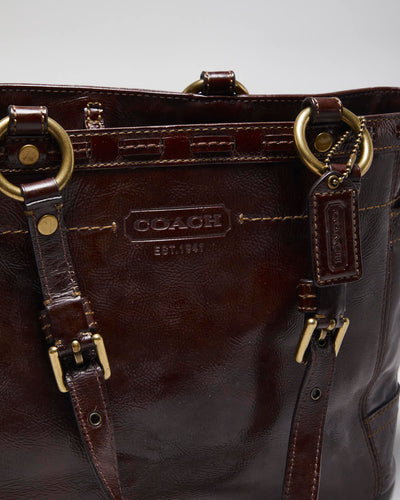 Vintage Y2k 00s Coach Brown Handbag